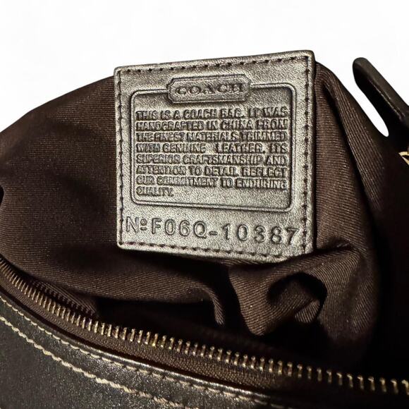 Coach Metallic Patchwork Shoulder Bag - Picture 5 of 5